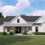 plan 580-1230 front view rendering
