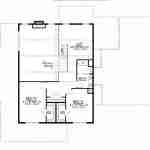 plan 580-1191 second level floor plan