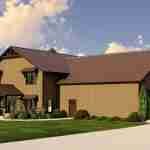 plan 580-1191 front right angle rendering