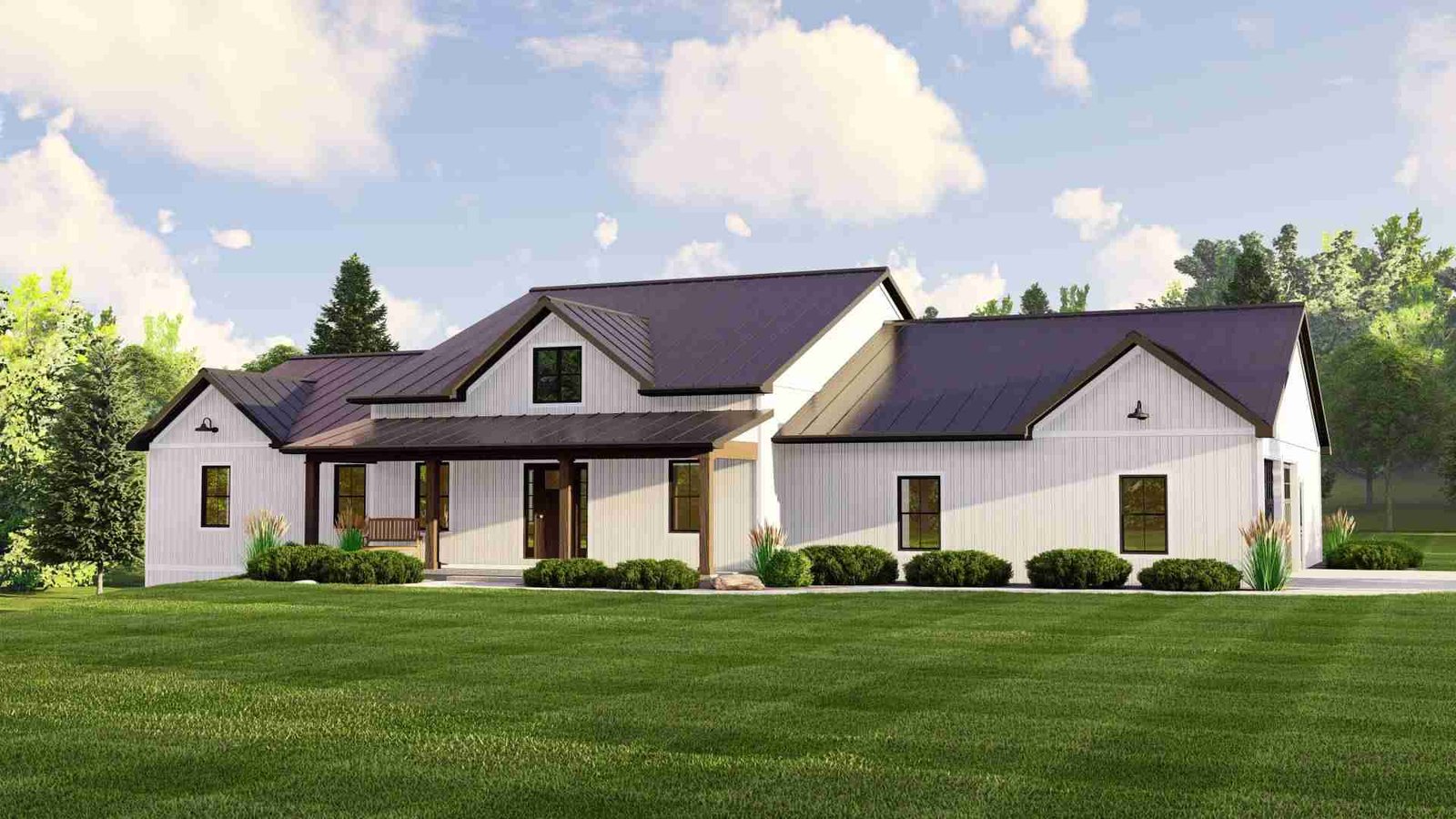 plan 580-1201 front view rendering