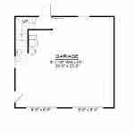 plan 580-1229 main level floor plan