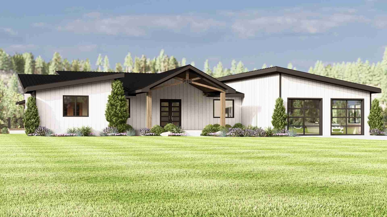 plan 580-1231 front view rendering