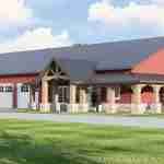 plan 580-1232 front view right angle rendering