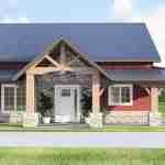 plan 580-1232 porch rendering