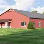 plan 580-1232 right side rendering