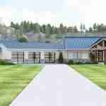 plan 580-1234 front view rendering