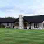 plan 580-1235 left side rendering