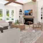 plan 110-0012 living room picture