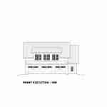 plan 110-0015 front view elevation