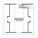 plan 580-1286 second level floor plan