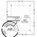 plan 580-1272 second level floor plan