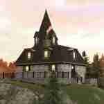 plan 580-1272 right side left angle rendering