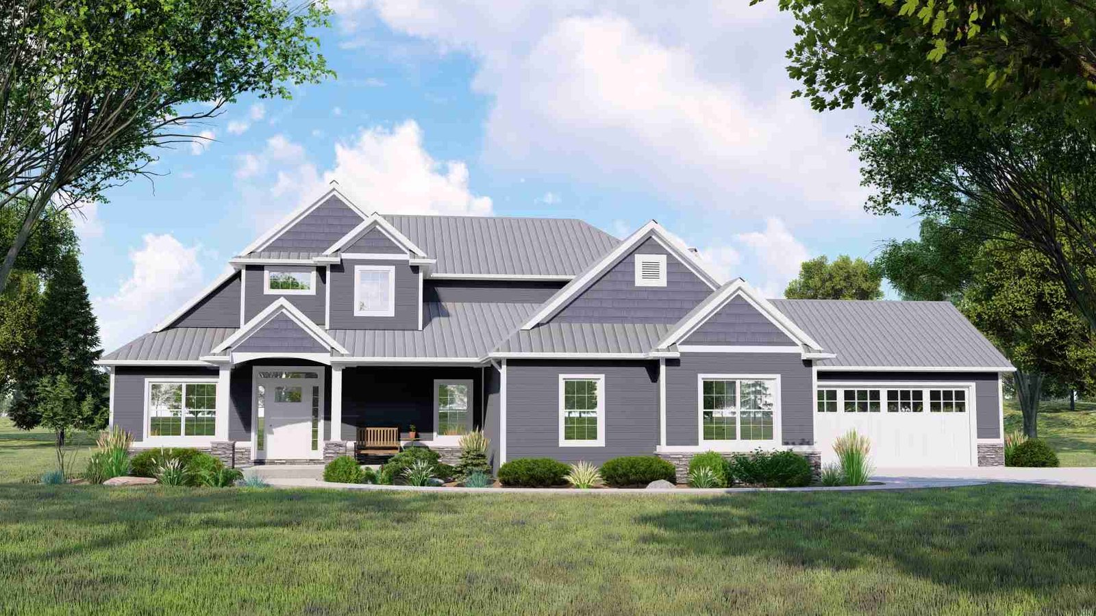 plan 580-1263 front view rendering
