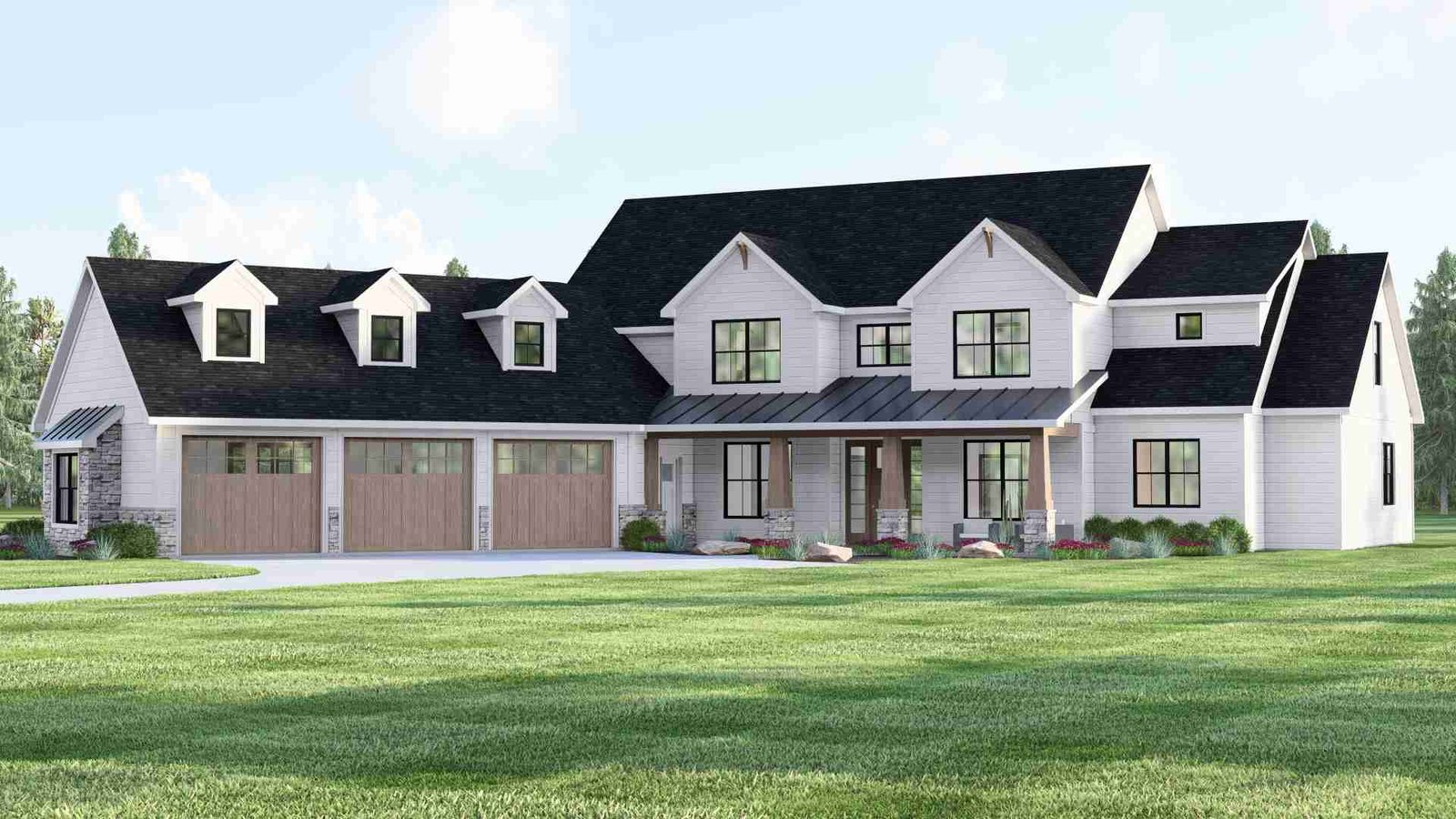 plan 580-1289 front view rendering