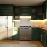 plan 580-1271 kitchen side view rendering