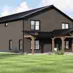 plan 580-1271 left side view rendering