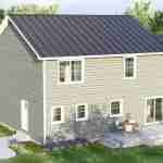 plan 580-1281 rear view rendering