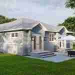 plan 288-0047 rear left angle rendering