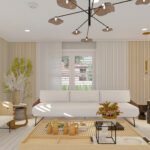 Plan 288-0262 interior view of a modern living room with natural light