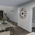 Plan 288-0267 interior view of dining area with open living space