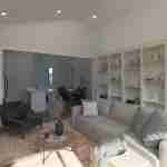 Plan 288-0088 interior view of a living room with vaulted ceiling