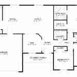 plan 288-0055 main level floor plan