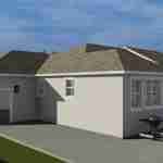 plan 288-0056 rear left angle rendering