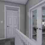 plan 288-0056 top of stairs rendering