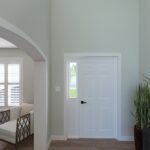 Plan 288-0270 interior view of entryway with seating and natural light