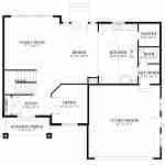 plan 288-0214 main level floor plan
