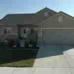 plan 288-0059 front view two garage picture