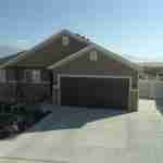 plan 288-0038 wide front view right garage rendering