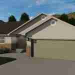 plan 288-0059 front view right angle rendering