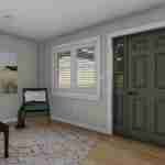 plan 288-0059 entry and sitting area rendering