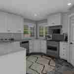 plan 288-0059 kitchen wide view rendering