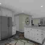 plan 288-0059 kitchen rendering