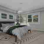 plan 288-0059 master bedroom view to windows