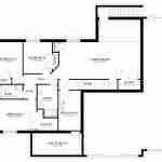 plan 288-0061 basement floor plan