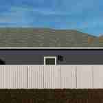 plan 288-0061 right side rendering