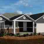 plan 288-0061 front view left angle rendering