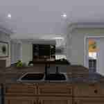 plan 288-0061 kitchen rendering