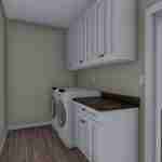 plan 288-0061 laundry room rendering