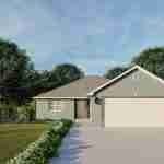 plan 288-0063 front view rendering