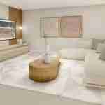 plan 288-0074 living room rendering