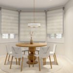 Plan 288-0247 Dining area with round table and large windows