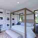 plan 288-0043 master bedroom rendering