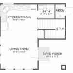 plan 288-0043 main level floor plan