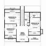 Plan 110-0011 Second Level Floor Plan