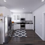 Plan 288-0223 kitchen with modern appliances and open layout