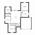 Plan 288-0110 floor plan layout with family room, office, and game room
